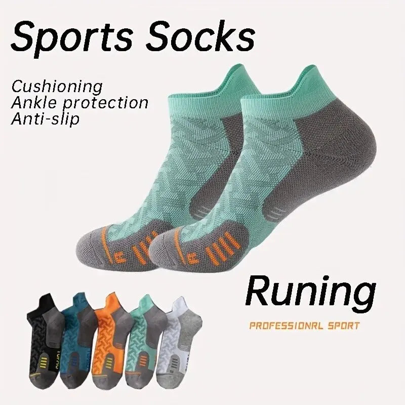 Professional Cushioned Running Socks – Anti-Slip Comfort for Training & Marathon