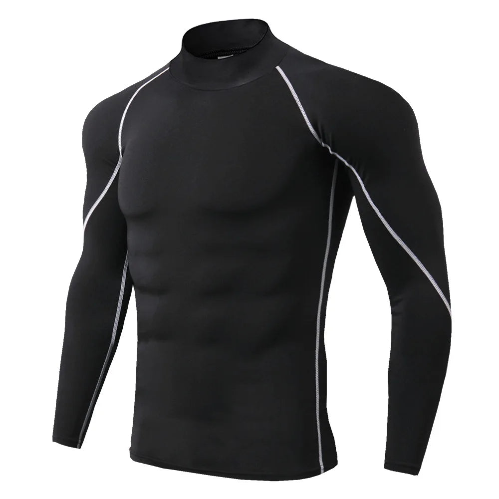 Men’s Long Sleeve Compression T-Shirt – Quick Dry Performance Top