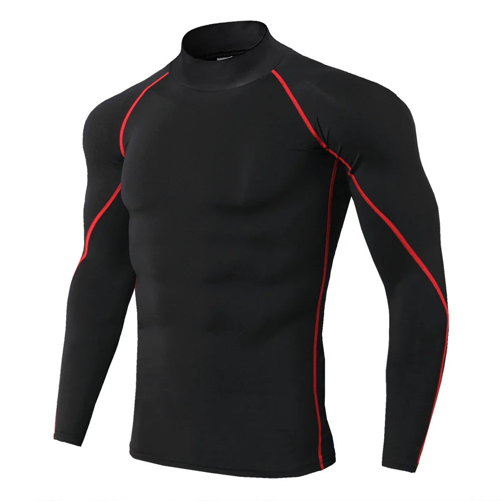 Men’s Long Sleeve Compression T-Shirt – Quick Dry Performance Top