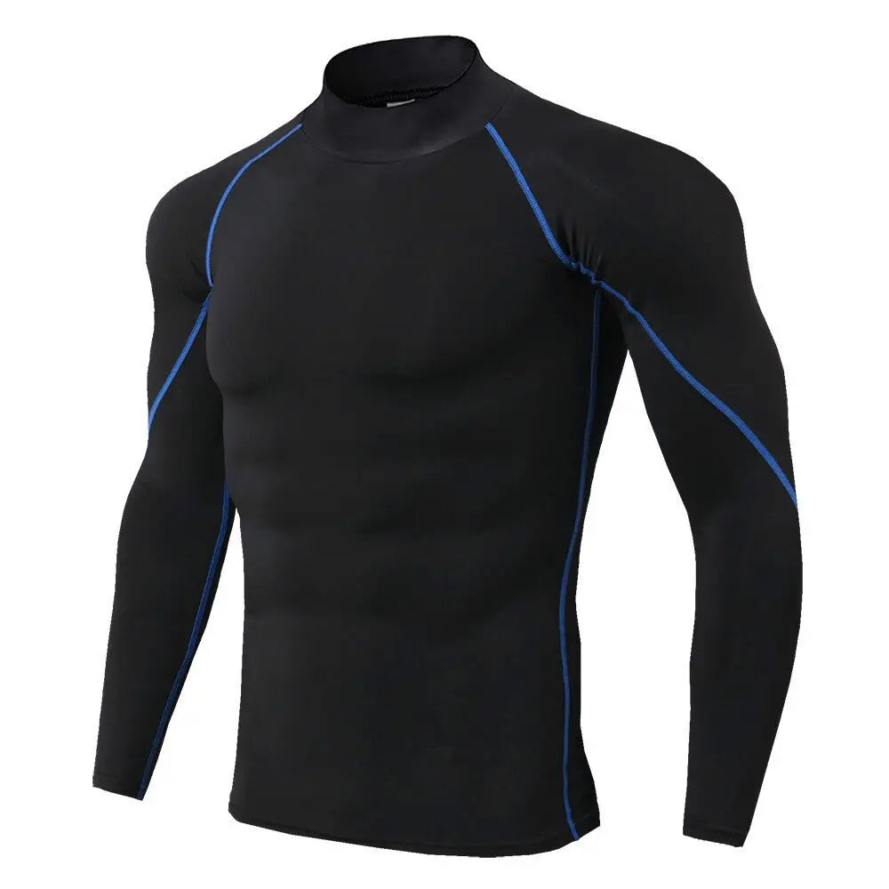 Men’s Long Sleeve Compression T-Shirt – Quick Dry Performance Top