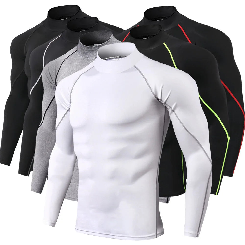 Men’s Long Sleeve Compression T-Shirt – Quick Dry Performance Top