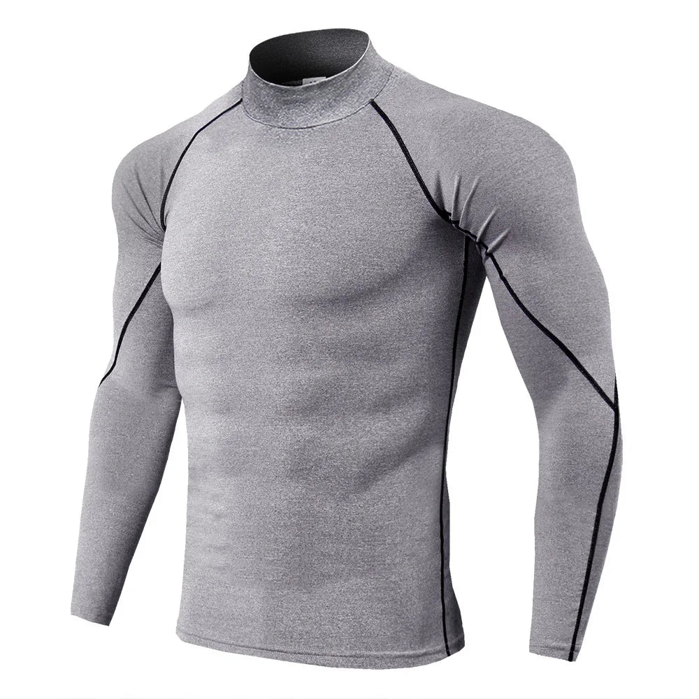 Men’s Long Sleeve Compression T-Shirt – Quick Dry Performance Top